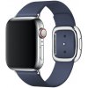 Innocent Iris Leather Apple Watch Band 44/45/46/49mm - Navy Blue