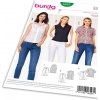 Strih Burda 6527 - Blúzka, košeľa