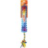 NERF DOG Hračka pre psov pískacie tiahlo s farebným úchopom a textilným lanom 29 cm