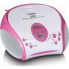 RÁDIOPRIJÍMAČ CD BOOMBOX LENCO SCD-24 RUŽOVÝ