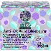 Natura Siberica Anti-Ox Wild Blueberry Overnight Renew Face Cream-Mask, 50 ml Nočná obnovujúca pleťová krémová maska