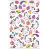 Samolepky Jednorožce roztomilí 35 ks