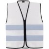 Korntex Cologne Unisex bezpečnostná vesta na zips KX217 White M