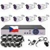 8CH STARVIS kamerový set CCTV EONBOOM VR8B s DVR s LAN a 8x vari bullet kamerou
