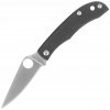Vreckový nôž Spyderco Honeybee Black G10, Satin 12C27 (C137GBKP)