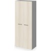 Šatníková skriňa Lenza Wels, hlboká s tyčou na vešiaky, 79,8x196,5x60,4cm, agát svetlý