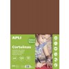 Farebný papier A4 170 g - hnedý 50 ks
