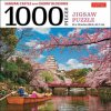 Samurai Castle with Cherry Blossoms 1000 Piece Jigsaw Puzzle (Tuttle Publishing)(Hra)