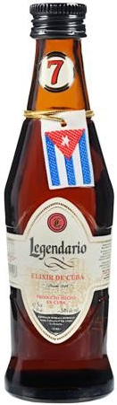 Legendario Elixír de Cuba 7y MINI 34% 0,05 l (čistá fľaša)