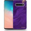 Picasee silikónový čierny obal pre Samsung Galaxy S10 G973 - Purple