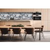 DIMEX | Dibond doska za kuchynskú linku | DBW-26060-183 Čiernobiele ryby | 260 x 60 cm + Dibond obkladová doska Dimex do kuchyne Čiernobiele ryby v rozmere 260 x 60 cm