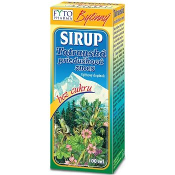 Fyto Tatranska prieduskova zmes sirup bez cukru bylinný 100 ml