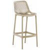 Design-Shop Plastová barová stolička DS10778434 - Hnedá