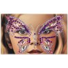 Kamienky na tvár v tvare motýlika Konges Slojd Purple rain
