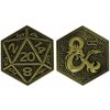 Fanattik Zberateľská minca Dungeons & Dragons - D20 Flip Coin Limited Edition