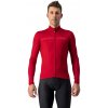 Castelli PRO Thermal MID LS, Dark red Veľkosť: 3XL Mierne zateplený dres do prechodného obdobia