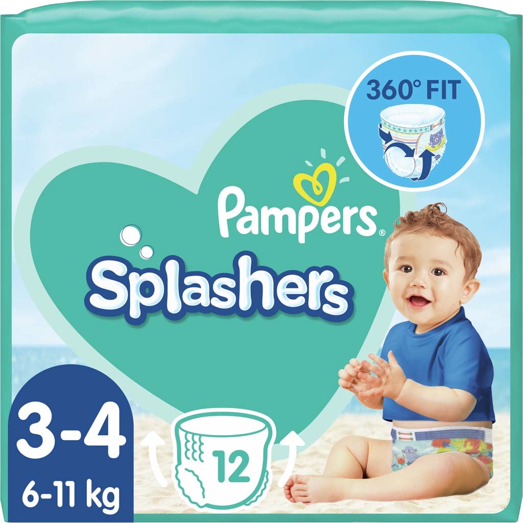 Pampers Splashers Pants 3-4 12 ks