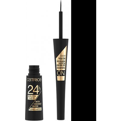 Catrice 24h Brush Liner tekuté očné linky 010 Ultra Black 3 ml