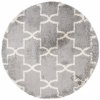 Najkoberce BOHO L227C tmavosivý / béžový kruh 200 cm kruh