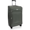 AVANCEA Textilný cestovný kufor GP4732 4W zelenošedý L 80x49x31 cm