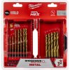 MILWAUKEE 48894760 sada vrtákov do ráz.uťahováka 2-10mm, 19ks, TiN, 6-hranná stopka PH box