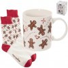 Orion Darčekový hrnček s ponožkami dámske Perníček 350 ml