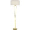 Stojacia lampa Trio Paris II E27 60 W biela, zlatá