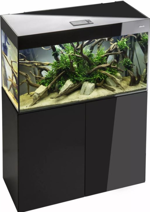 Aquael Glossy akvarijný set čierny 80 x 35 x 50 cm