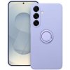 Kryt Silicone Ring Case Samsung Galaxy S25 Plus Violet