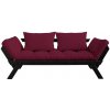 Karup design Karup design BEBOB SOFA black pine (pohovka z borovice) 75*200 cm, bordeaux