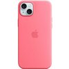 Apple iPhone 15 Plus Silicone Case with MagSafe Pink MWNE3ZM/A