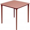 Lazy Momo Jedálenský stolík štvorec RIMO 775x775x745 mm Farba: BRICK červená