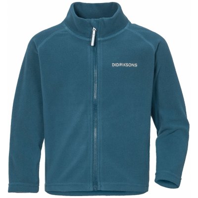 Didriksons dětská fleecová mikina Monte Fullzip Dive blue