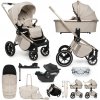 MUUVO Kočík kombinovaný Quick Boho Beige set 2v1 + CYBEX Aton B2 i-Size + základňa VP-F188554