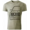 T-ričko BMW e30 pánske tričko Farba trička: Svetlá Khaki, Farba potlače: Čierna, Veľkosť: S