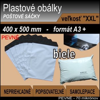 Plastové obálky veľ. "XXL" 40x50cm (70my) *1ks