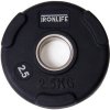 Olympijský pogumovaný kotúč IRONLIFE Deluxe 2,5 kg
