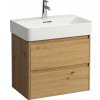 Laufen Base 2.0 skrinka 62x40x51.5 cm závesná kúpeľňová skrinka pod umývadlo dub H4113921082671