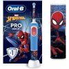 Oral B Elektrická zubná kefka s cestovným puzdrom Vitality Pro Kids Spiderman