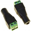 LedStar Napájací DC konektor 5,5/2,1mm, samica/female, KONNAP12VM