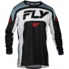 FLY RACING dres LITE, FLY RACING - USA 2024 (černá/bílá/šedá) - M