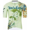 HOLOKOLO Cyklistický dres s krátkym rukávom - DRAGON - svetlo zelená 2XL