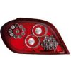LED zadné svetlá Peugeot 307 01-05 červené/crystal