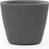 Prosperplast SPLOFY Kvetináč 13cm sivý kameň DSP130