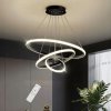 ZYRANDÓL ČIERNA ZÁVESNÁ LAMPA LED STMIEVATEĽNÁ + DIAĽKOVÉ OVLÁDANIE MODERNÁ DO OBÝVAČKY 40W