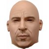 Silikónová maska na tvár a hlavu - plešatý muž realistické masky filmových hrdinov