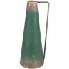 Clayre & Eef Zelený antik plechový dekoračný džbán - 14*12*31 cm - Clayre & Eef