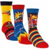 SOCKS4FUN Zimné ponožky W-3134-hasici k.1 23-26(15-17)