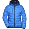 James & Nicholson Bunda JN 1155, prošívaná, dámská COT021155v0801-blue/navy S Modrá/navy