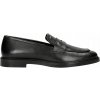 Dámske čierne kožené poltopánky mokasíny penny loafers Wojas veľ.41